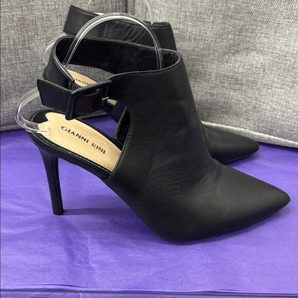 Gianni Bini Black Buckle Detail Sandals Size 10 M - Picture 5 of 12